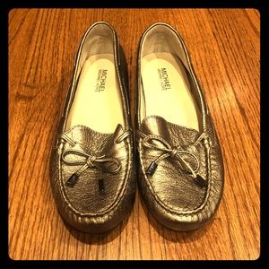 Michael Kors Metallic Loafers